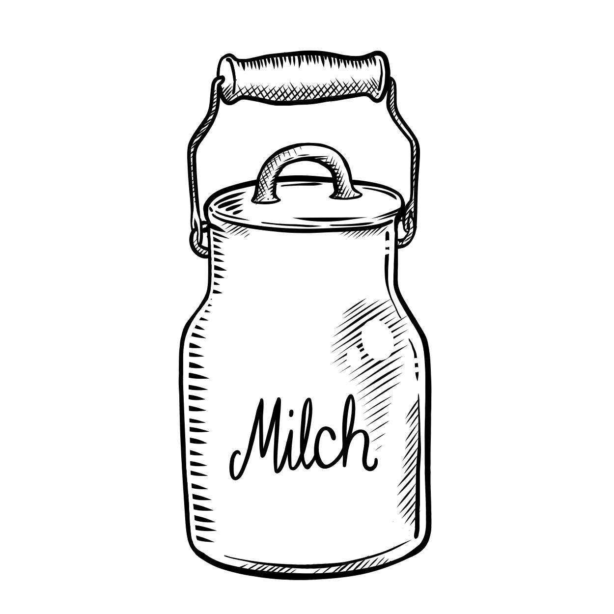Milch Kanne