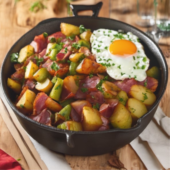 Tiroler Gröstl bei Salzburg schmeckt