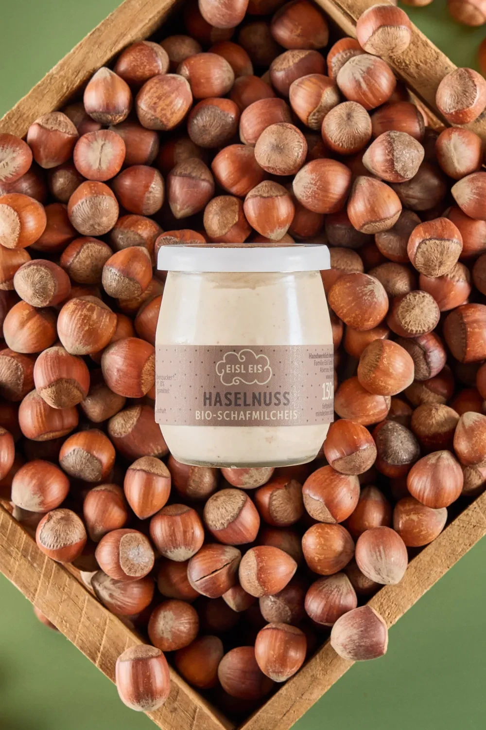 Haselnuss Eis