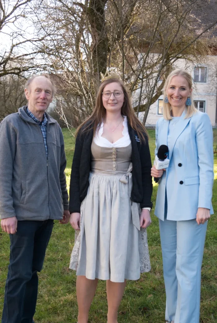 RTS Sendung März 23, Bio Heuregion Obmann Franz Keil und die Heukönigin 2022 mit Angelika Pehab