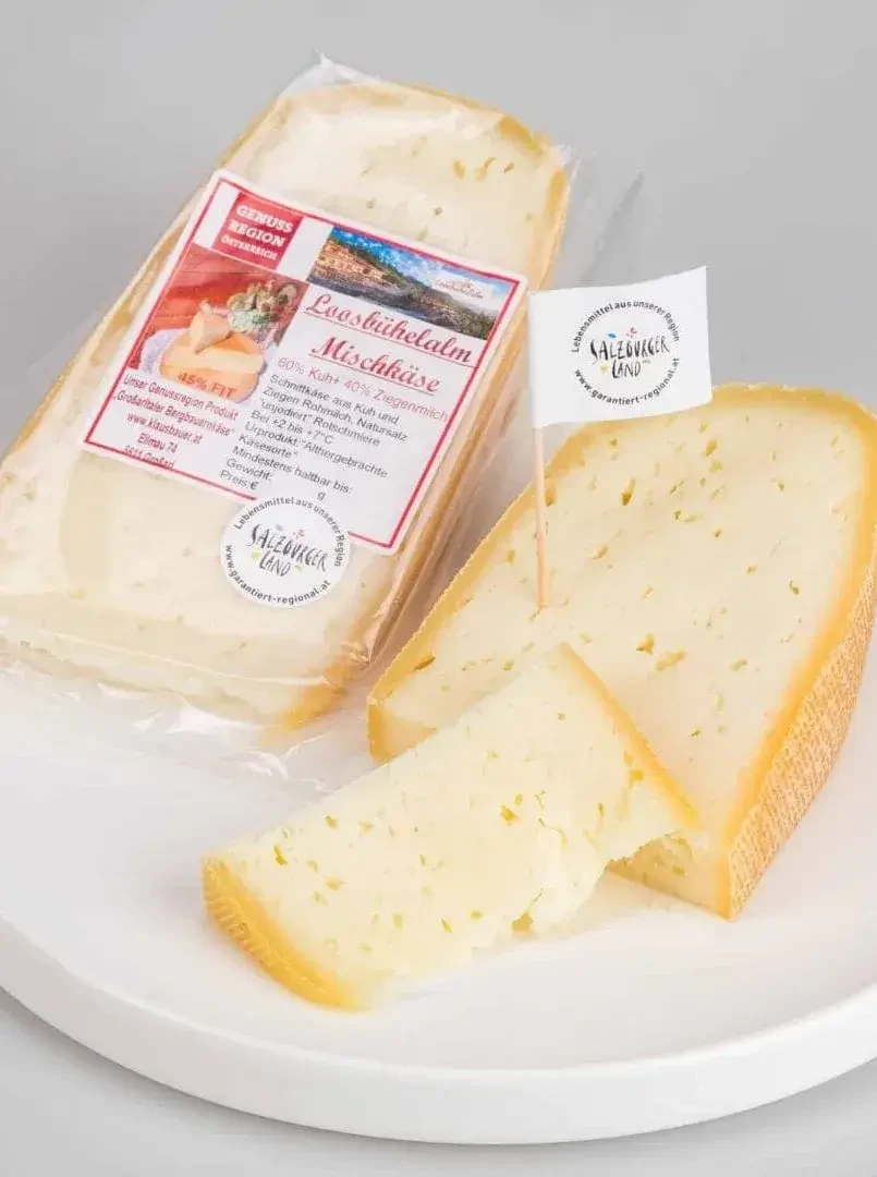 Käse aus zwei Milcharten