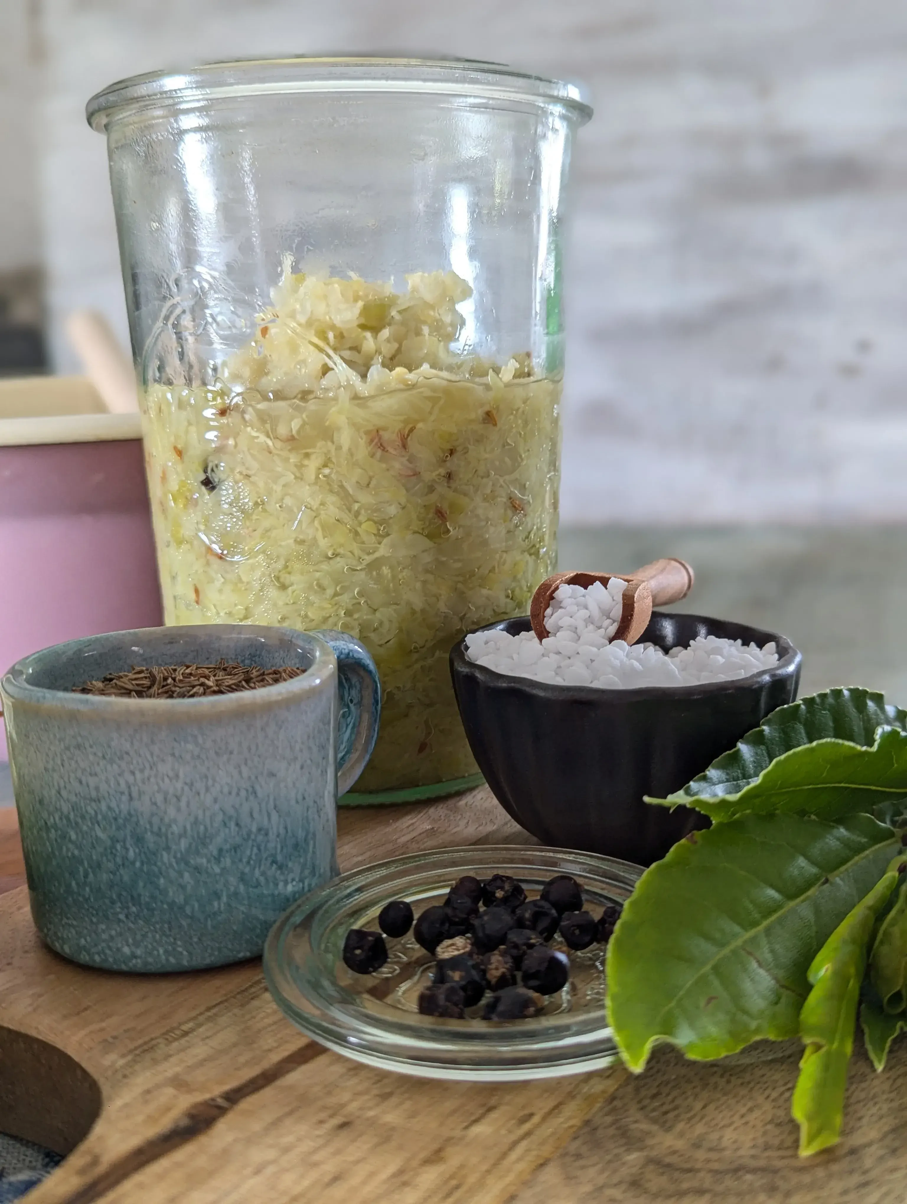 Sauerkraut, Glas Zubereitung