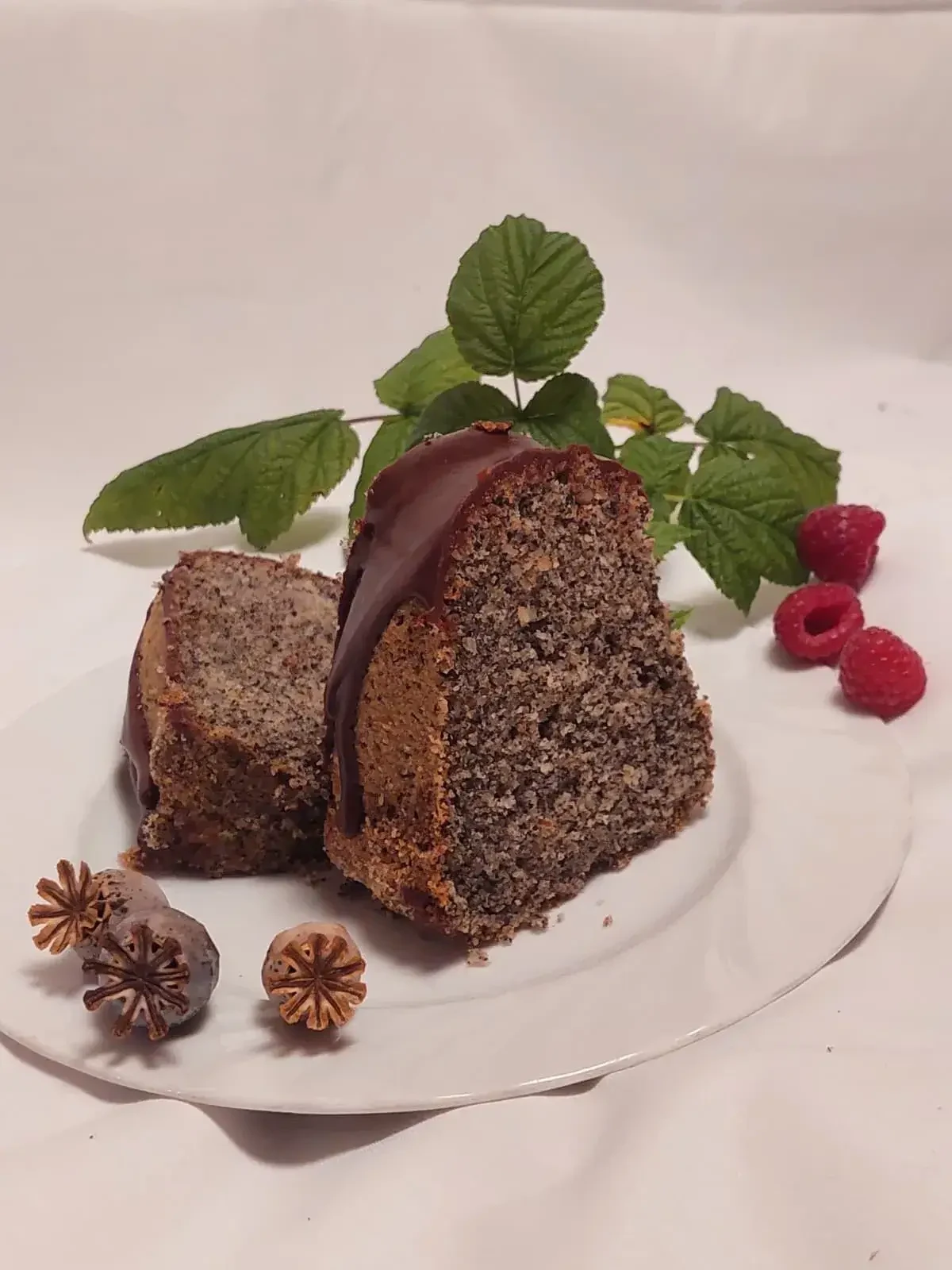 Nuss und Mohn Kuchen