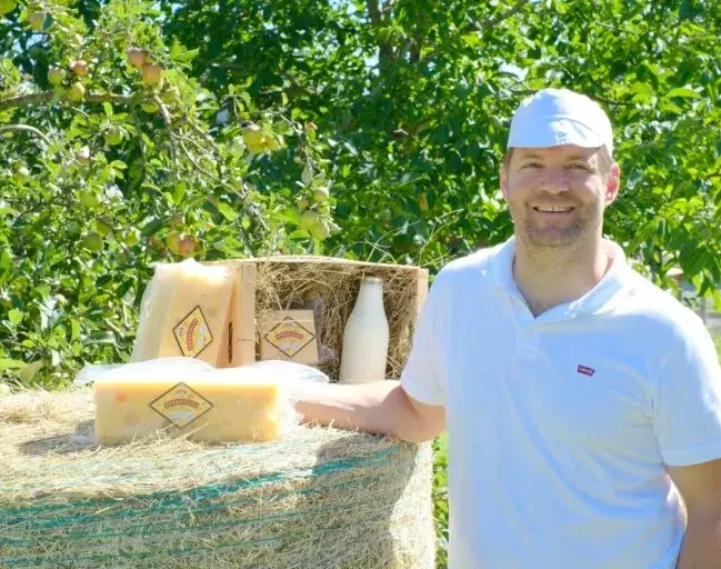 Käserei Andreas Walkner mit Käselaib