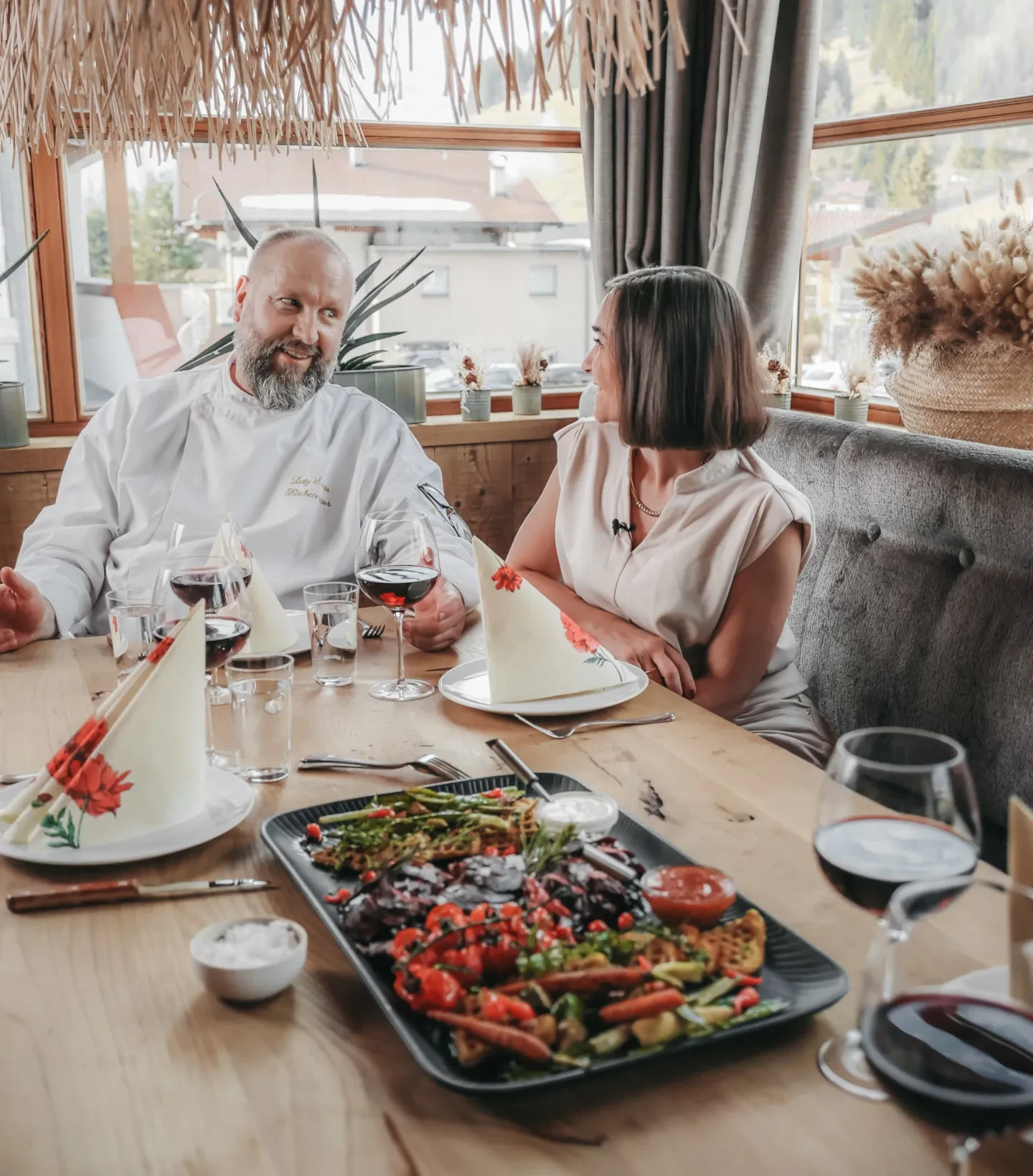 Genusstagebuch #54_Gut Wenghof_Elisabeh Eisl mit Küchenchef Lutz Sobotta