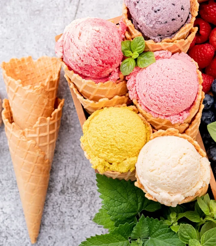Eis in Tüten